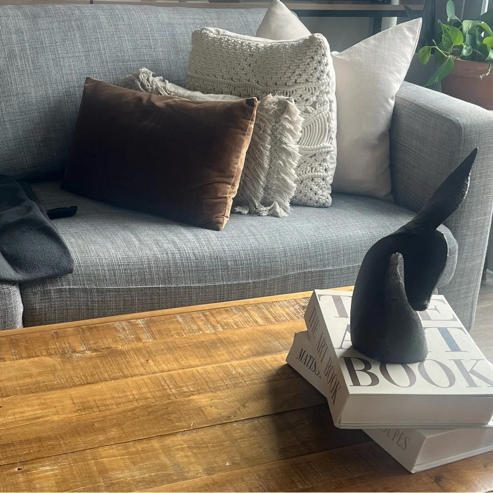 Decorative Black Whale Tail Sculpture